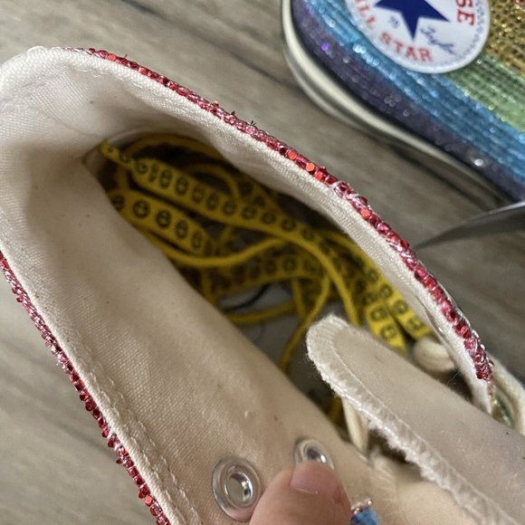 Converse x Miley Cyrus Chuck Taylor All Star 70 Hi Rainbow Women’s Size 8 - Picture 14 of 14